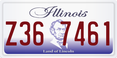 IL license plate Z367461
