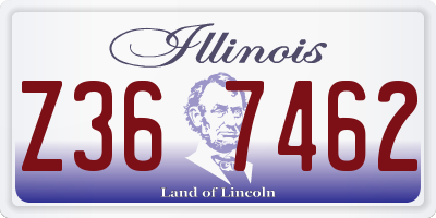 IL license plate Z367462