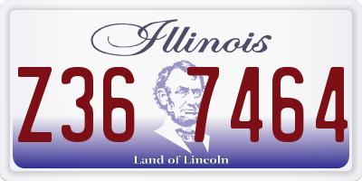 IL license plate Z367464