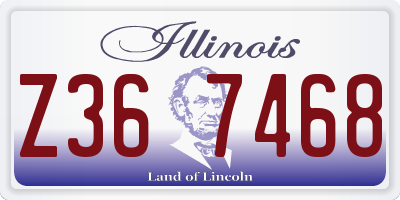 IL license plate Z367468