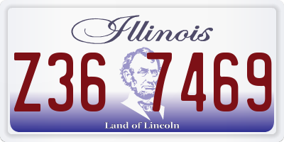 IL license plate Z367469