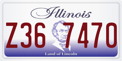 IL license plate Z367470