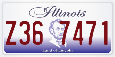 IL license plate Z367471