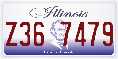 IL license plate Z367479