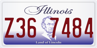 IL license plate Z367484