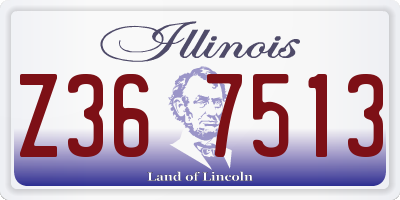 IL license plate Z367513