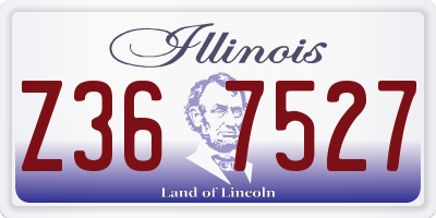 IL license plate Z367527