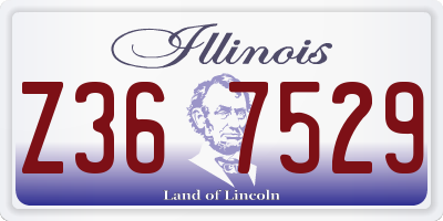 IL license plate Z367529