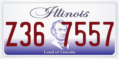 IL license plate Z367557