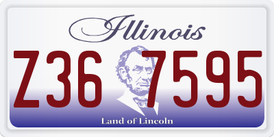 IL license plate Z367595