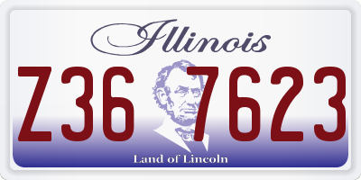 IL license plate Z367623