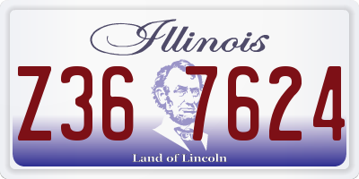 IL license plate Z367624