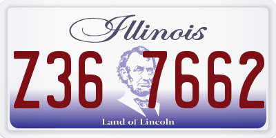 IL license plate Z367662