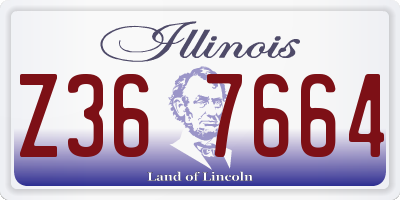 IL license plate Z367664