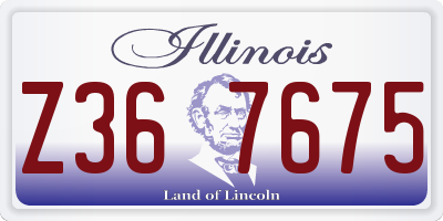 IL license plate Z367675