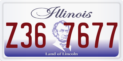 IL license plate Z367677