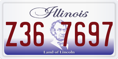 IL license plate Z367697