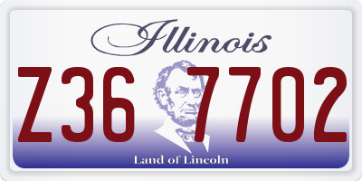 IL license plate Z367702