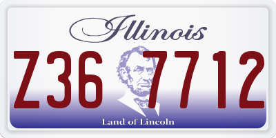 IL license plate Z367712