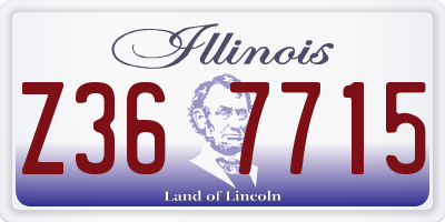 IL license plate Z367715