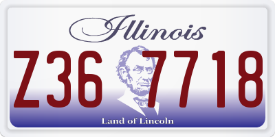 IL license plate Z367718