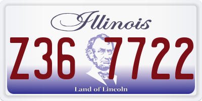 IL license plate Z367722