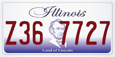 IL license plate Z367727