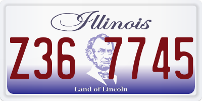 IL license plate Z367745