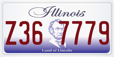 IL license plate Z367779