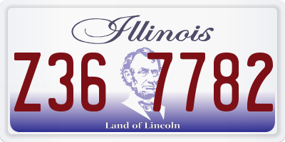 IL license plate Z367782