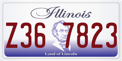 IL license plate Z367823