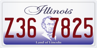 IL license plate Z367825
