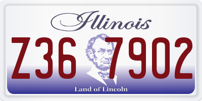 IL license plate Z367902