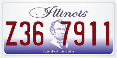 IL license plate Z367911