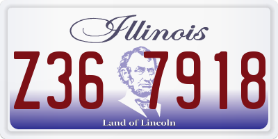 IL license plate Z367918
