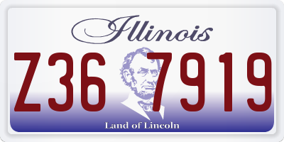 IL license plate Z367919