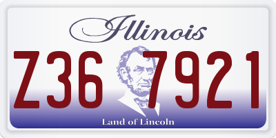 IL license plate Z367921