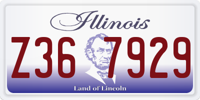 IL license plate Z367929