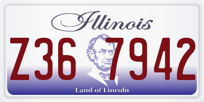 IL license plate Z367942