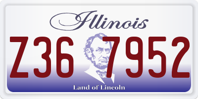 IL license plate Z367952