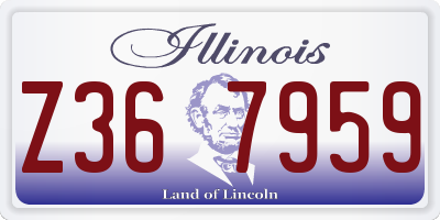 IL license plate Z367959