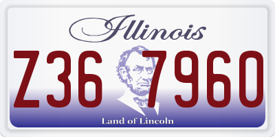 IL license plate Z367960