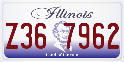 IL license plate Z367962