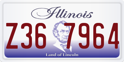 IL license plate Z367964