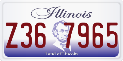 IL license plate Z367965