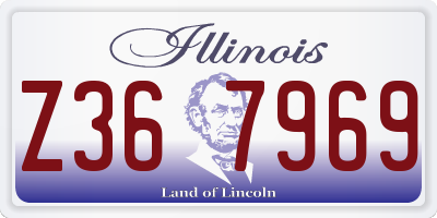 IL license plate Z367969