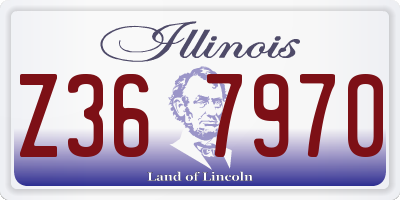 IL license plate Z367970