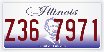 IL license plate Z367971