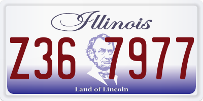 IL license plate Z367977
