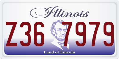 IL license plate Z367979